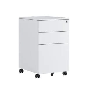 Underdesk Mobile Steel Filing Cabinet with Adjustable Shelves Modern Design for Office Home Office Warehouse and Hospital Use