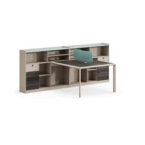 Unique Design Attractive Modern Storage Space Mfc Modular Office Partitions Office Computer Staff Table