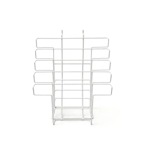 Universal Perforated Board Five Grid Layered Bookshelf Metal Grid Hooks Magazine Rack Study Magazine Display Rack