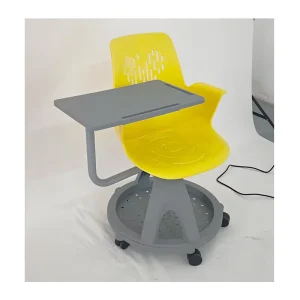 University College Classroom Writing Pad Plastic Chair Modern School Desk and Lecture Chair