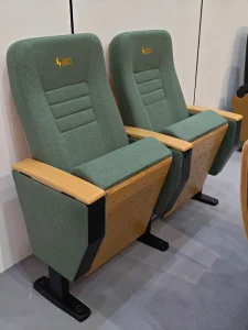 University Furniture for College Lecture Hall Seat Auditorium Seats with Table Student Study Chair