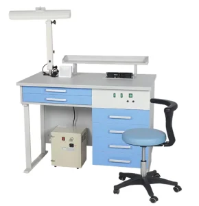 University School Dental Lab Work Station with Light Phantom Customized Casting Work Station Metal Modern Laboratory Furniture