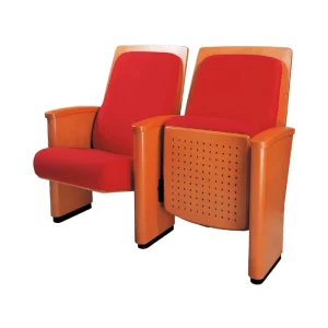 Upholstered Church Chairs Solid Wood Commercial Theater Auditorium Furniture Modern Design Adjustable Height