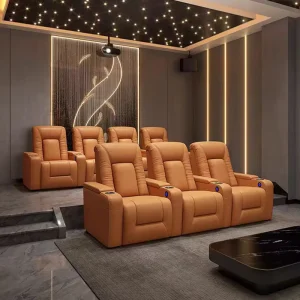 VIP Cinema Chair Seats Reclining Movie Home Theater Sofa Chair Living Room Furniture