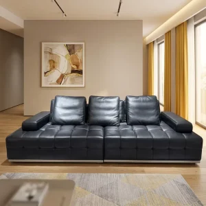 VONLIVA Modern Luxury Living Room Sectional Sofa Set Furniture Solid Wood Frame for Home Villa Project Customizable
