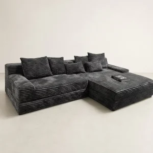 Vacuum Compressed Sponge Sofa Home Staging Vacation Rental Lounge Area Streamlined Bulk Project Contract Commercial Furniture