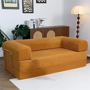 Vacuum Compression Rectangle Sectional Sofa Living Room Apartment Hotel Folding Dual use Small sized Modular Sofa Bed Removable
