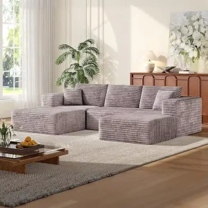 Vacuum compressed Fabric Extendable Sofa Box Packaging Modern Living Room Furniture Set L Shape Convertible Bed