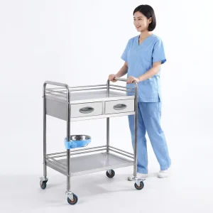 Various Styles and Multi-functional Detachable Stainless Steel Medical Trolleys for Hospital Wards and Clinics