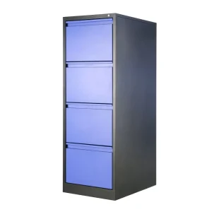 Vertical Steel File Cabinet with Lock 2 3 4 Drawer Metal Filing Cabinet for A4 F4 Hanging Folders Office Storage Cabinet