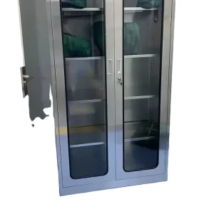 Veterinary Medical Cabinet Large Space Vet Hospital Clinic Stainless Steel Medical Cabinet