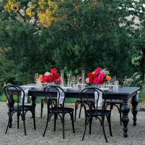 Vintage Design Solid Wood Structure Rectangle Rental Event Table for Wedding All Kinds of Occasions