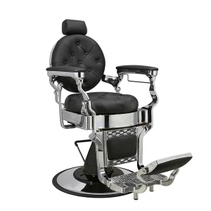 Vintage Leather Barber Chair for Barber Shop Use Rotatable with Armrests Men’s Haircut and Grooming Chair DK 88048