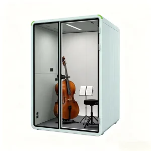 Vocal Isolation Pod Acoustic Recording Booth Sound Cabin for School Library Mall Studio Voice Booth