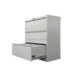 WOMA Heavy Duty 3 Drawer Lateral Filing Cabinet Metal Office Steel Storage Cabinet Lateral File Cupboard