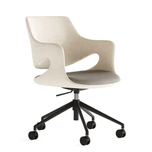 Waistline Hollow Modern Stylish Seating Lounge Injection Moulded Foam Two Tone Contract Furniture Office Leisure Designer Chair