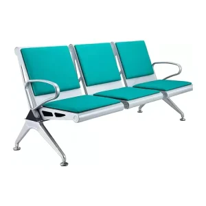 Waiting Chair Supplier ISO CE Approved Airport Seating Public Stainless Steel Chinese Waiting Bench for Hospital Metal