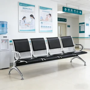 Waiting Chairs 1 2 3 4 5 Seat Seater Steel Iron PU Leather for Hospital Clinic Airport Office Railway Lobby Bank
