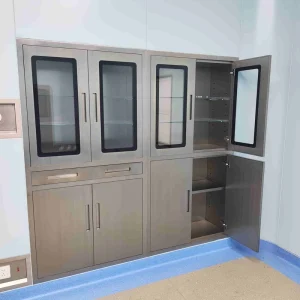 Wall Embedded Medical Storage Cabinet Cleanroom Instrument and Medicine Cabinet