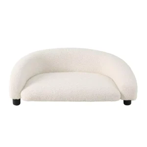Warm Fiber Pattern Pet Bed Solid Wood Dot Design for Cats & Dogs