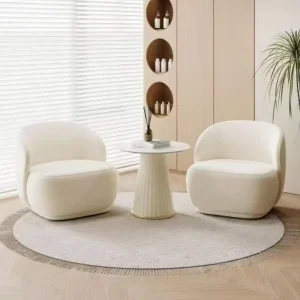 Washable Single Sofa Chair Cream Style Soft Living Room Chair Removable Cover American Retro Designer Modern Bedroom Hotel