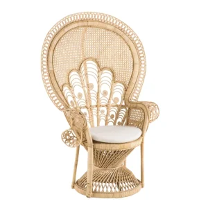 Waterproof Lightweight Rattan Wicker Comfortable Eco Friendly Durable Chair Indoor Outdoor Leisure Furniture Hotel Peacock Chair