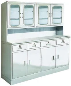 Waterproof Medical Treatment Cupboard Medical Consumable Storage Cabinet Stainless Steel Hospital Cupboard Instrument Cabinet