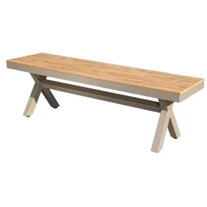 Waterproof UV-Resistant Carbon Steel Outdoor Furniture Set Portable Slab Table And Bench Dining Furniture For Garden Park Patio