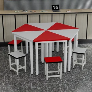 Waterproof Wear Resistant Training Desk Modern Office Training Table for Education Training Center Seminar Room