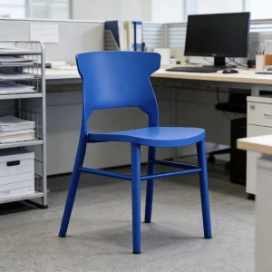 Wear resistant Durable Stackable Modern Simple Design Comfortable Seat Surface High Quality Back Supportive Plastic Chair