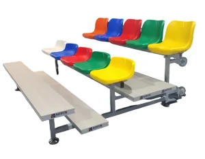 Weather Resistant Aluminum Bleacher Bench Grandstand for Outdoor Indoor Temporary Sports Competition Field