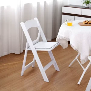 Wedding Banquet Hotel Garden Restaurant Furniture Modern PP Plastic Leather Folding Chairs for Home Party