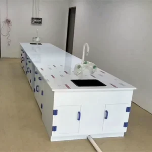 Well assembled PP Lab Bench for Laboratory with Clean Surface