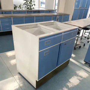 Wheel Bench Movable Pathology Laboratory Workbench Table School Physical Laboratories Chemical Lab Furniture