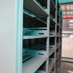 White Metal Locking Shelves Commercial IOT Industrial Mobile Compactor Storage File Cabinet for School Use