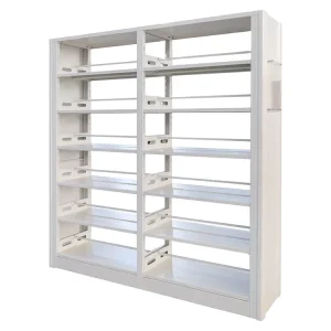 White Modern Extendable Modular Steel Library Bookshelf with Space Saving Design for Home Apartment