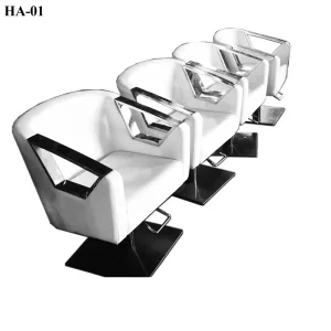 White Portable Hair Barber Styling Chair for Sale HA 01