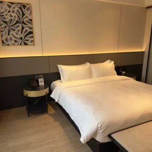 Whole House Modern Metal Design Customization Solid Wood Hotel Bedroom Suite 3 Star Hotel Furniture Bedroom Sets
