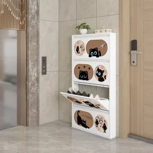Wholesales Customized Modern Steel Storage Shoes Cabinet Prevents Dust From Covering Shoes 30 Pair Steel&Iron Shoe Shelves