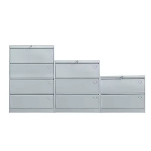 Wide File Drawer Cabinet Home Office Metal Filing Cabinet Storage Steel Lateral Hanging Cabinet with Lock