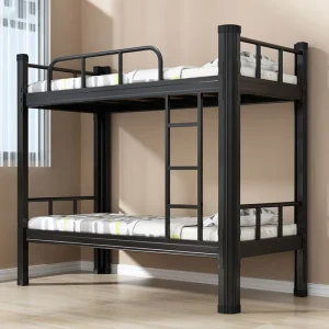 Wide and Thickened Double Decker Bed Sturdy and Durable Dormitory Bed School and Workers’ Dormitory Bed