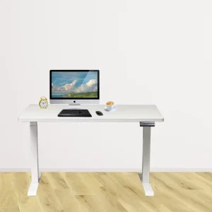 Widely Used Modern Ergonomic Office Desk Electric Adjustable Height Metal Frame Standing Computer Table Extendable Snap-on Quick