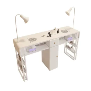 Widened 45 Turbo Carving Dust Suction Nail Table for Modern Salons