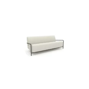 Winston Three Seater Visit Sofa Leather & Fabric Option Office Reception Sofa