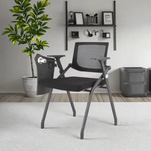 With Writing Board Without Wheels Office Table and Chair Set Furniture Training Room Foldable Visitor Mesh Office Chair