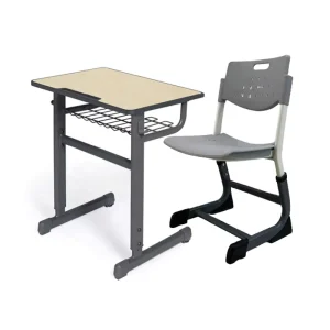Wood Adjustable Student Desk and Chair Modern School Furniture Adult