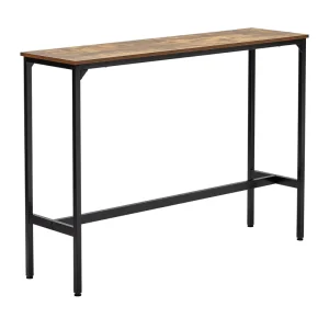 Wood Bar Table Height Pub Table Cocktail Coffee Counter 55×15 Inch Model D0100X3GM38 Commercial Kitchen Dining