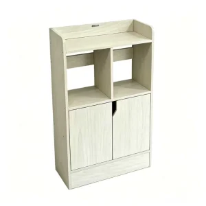 Wood Dustproof Double Door Floor Standing with Large Capacity Storage Cabinet for Living Room Apartment Hotel
