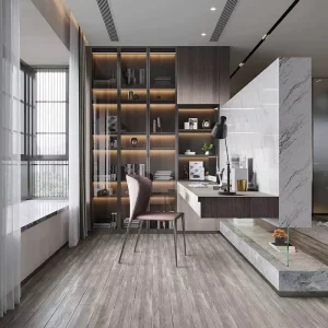Wood Eco Friendly Contemporary Space Saving Hanging Bookshelf for Home Office Bedroom Living Room Workshop School Use