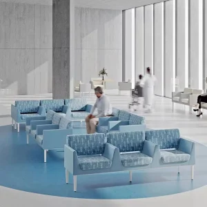 Wood Frame Double Seats Waiting Room Sofa Hospital Public Clinics Banks Office & Hospital Waiting Rooms Public Chair
